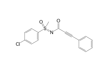 N-[(4-Chlorophenyl)(methyl)(oxo)-lamda6-sulfaneylidene]-3-phenylpropiolamide