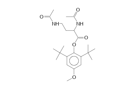 2,6-Ditert-butyl-4-methoxyphenyl 2,4-bis(acetylamino)butanoate
