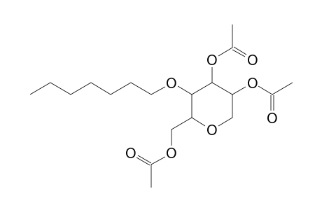 D-GLUCITOL, 1,5-ANHYDRO-2,3,6-TRI-O-ACETYL-4-O-HEPTYL-