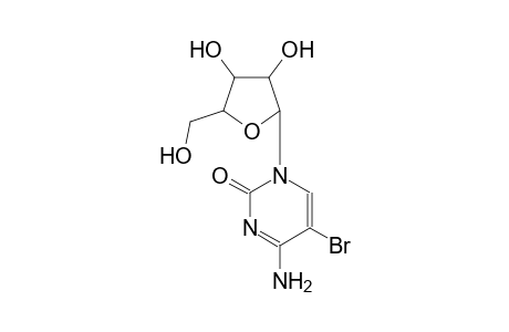 4-amino-5-bromo-1-(3,4-dihydroxy-5-(hydroxymethyl)tetrahydrofuran-2-yl)pyrimidin-2(1H)-one