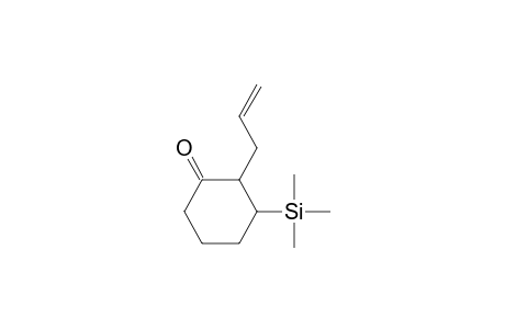 Cyclohexanone, 2-(2-propenyl)-3-(trimethylsilyl)-