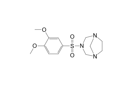 1,3,5-Triazabicyclo[3.2.1]octane, 3-[(3,4-dimethoxyphenyl)sulfonyl]-