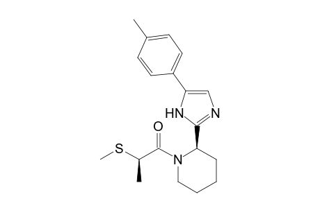 (R)-2-(methylthio)-1-((R)-2-(5-(p-tolyl)imidazol-2-yl)piperidin-1-yl)propan-1-one
