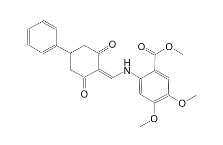 methyl 2-{[(2,6-dioxo-4-phenylcyclohexylidene)methyl]amino}-4,5-dimethoxybenzoate