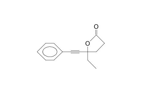2(3H)-Furanone, 5-ethyldihydro-5-(phenylethynyl)-