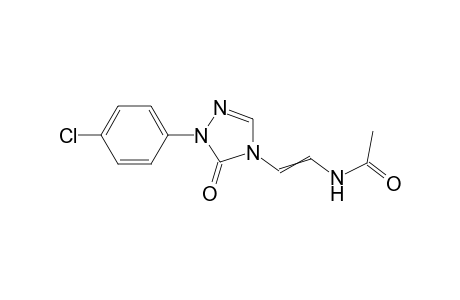 N-{2-[1-(4-Chlorophenyl)-5-oxo-1,5-dihydro-[1,2,4]triazol-4-yl]vinyl}acetamide