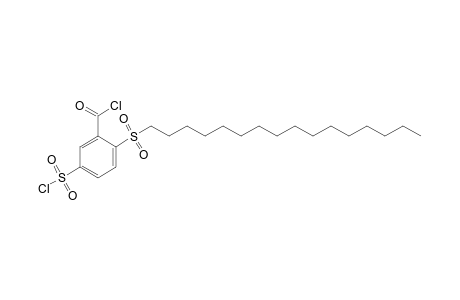 5-(chlorosulfonyl)-2-(hexadecylsulfonyl)benzoyl chloride