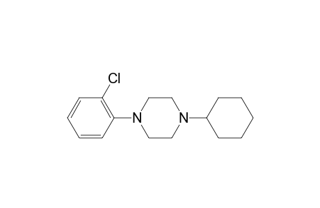 4-Cyclohexyl-1-(2-chlorophenyl)piperazine