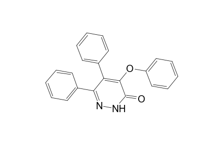 4-Phenoxy-5,6-diphenyl-3(2H)-pyridazinone