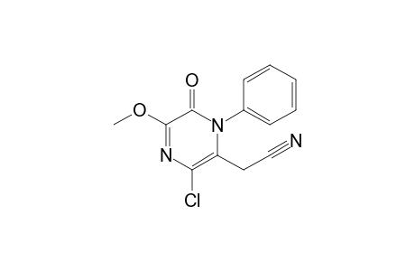 5-Chloro-6-cyanomethyl-3-methoxy-1-phenylpyrazin-2(1H)-one