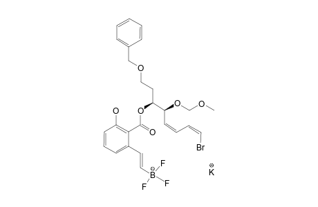 POTASSIUM-(2E,5Z,7Z)-(3S,4S)-2-[2-[3-(1-BENZYLOXY-8-BROMO-4-METHOXYMETHOXY-OCTA-5,7-DIENYL)]-3-HYDROXY-PHENYL]-VINYLTRIFLUOROBORATE