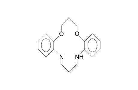 1,5-Dioxa-8,12-diazadibenzo(F,M)cyclotetradeca-6,8,10,13-tetraene