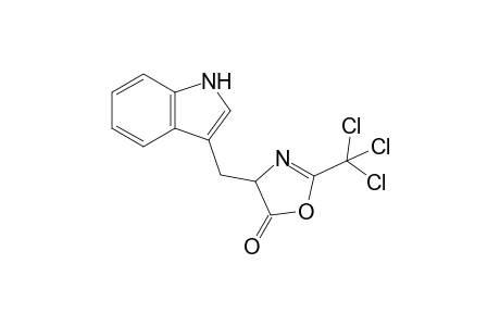 4-(1H-indol-3-ylmethyl)-2-(trichloromethyl)-2-oxazolin-5-one