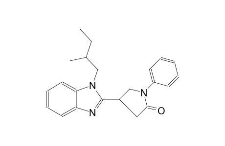 2-pyrrolidinone, 4-[1-(2-methylbutyl)-1H-benzimidazol-2-yl]-1-phenyl-