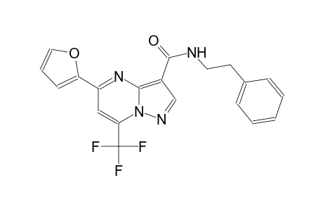 5-(2-furyl)-N-(2-phenylethyl)-7-(trifluoromethyl)pyrazolo[1,5-a]pyrimidine-3-carboxamide
