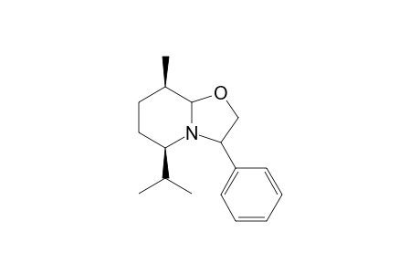 (5R,8R)-8-methyl-3-phenyl-5-propan-2-yl-3,5,6,7,8,8a-hexahydro-2H-[1,3]oxazolo[3,2-a]pyridine