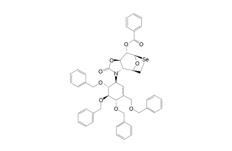 2-O-BENZOYL-3,4-O,N-CARBONYL-1,6-EPISELENO-4-[(1R,4R,5S,6S)-4,5,6-TRIBENZYLOXY-3-(BENZYLOXYMETHYL)-CYCLOHEX-2-ENYL]-AMINO-1,4,6-TRIDEOXY-BETA-D-GL