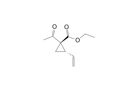 (anti) Ethyl 1-acetyl-2-vinylcyclopropanecarboxylate