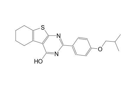 benzo[4,5]thieno[2,3-d]pyrimidin-4-ol, 5,6,7,8-tetrahydro-2-[4-(2-methylpropoxy)phenyl]-