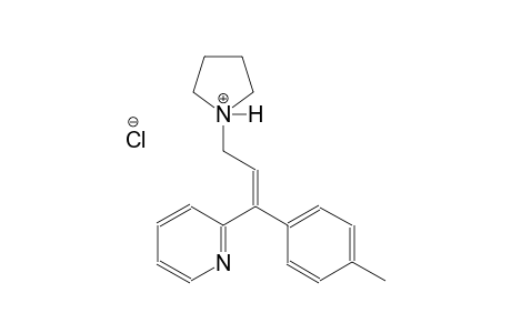 pyrrolidinium, 1-[(2Z)-3-(4-methylphenyl)-3-(2-pyridinyl)-2-propenyl]-, chloride
