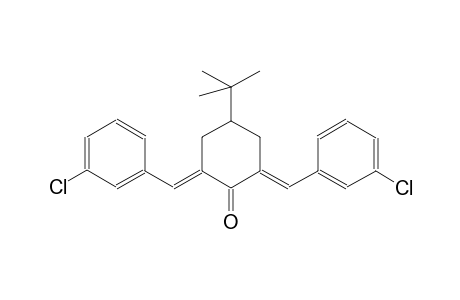 cyclohexanone, 2,6-bis[(3-chlorophenyl)methylene]-4-(1,1-dimethylethyl)-, (2E,6E)-