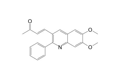 (3E)-4-(6,7-Dimethoxy-2-phenylquinolin-3-yl)but-3-en-2-one