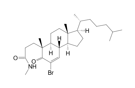 3,4-seco-6-Bromo-4-methyl-4-azachlolest-6-en-3,5-dione
