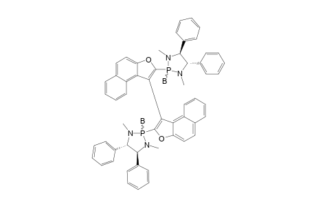 BIS-P-BORANE-[R*-(AX)]-2,2'-BIS-[(4R,5R)-1,3-DIMETHYL-4,5-DIPHENYL-1,3,2-DIAZAPHOSPHOLIDIN-2-YL]-3,3'-BINAPHTHO-[2,1-B]-FURAN-COMPLEX
