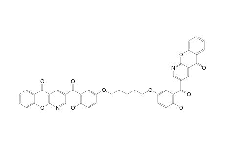 5'',5'''-[(1,5-PENTANEDIOL)-BISOXY]-BIS-[3-(2-HYDROXYBENZOYL)-5H-1-BENZOPYRANO-[2,3-B]-PYRIDIN-5-ONE]