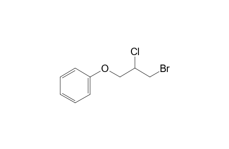 (3-bromo-2-chloropropoxy)benzene