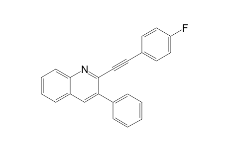 2-[(4-Fluorophenyl)ethynyl]-3-phenylquinoline