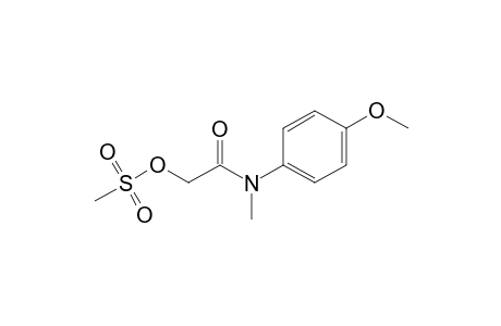2-Methylsulfonyloxy-N-4-methoxyphenyl-N-methylethanamide