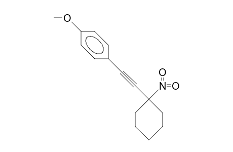 1-(4-Methoxy-phenylethynyl)-1-nitro-cyclohexane