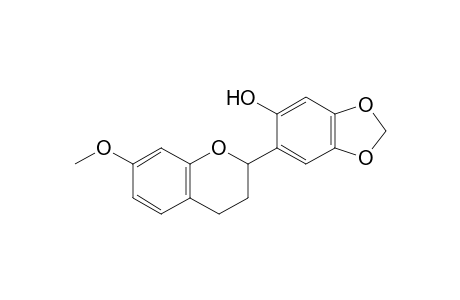 7-Methoxy-4',5'-(methylenedioxy)-2'-flavanol