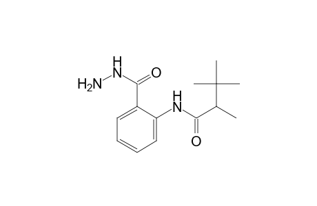 Benzoic acid, 2-[(2,3,3-trimethyl-1-oxobutyl)amino]-, hydrazide, (.+-.)-