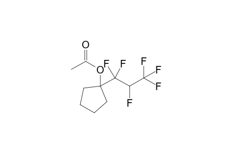 1-(1,1,2,3,3,3-Hexafluoropropyl)cyclopentyl acetate