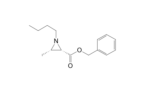 Benzyl (2S,3S)-N-(n-Butyl)-3-methyl-2-aziridinecarboxylate