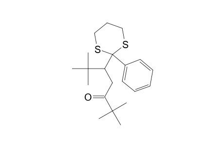 2,2,6,6-Tetramethyl-5-(2-phenyl-1,3-dithian-2-yl)-3-heptanone