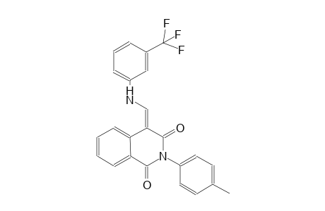 1,3(2H,4H)-isoquinolinedione, 2-(4-methylphenyl)-4-[[[3-(trifluoromethyl)phenyl]amino]methylene]-, (4E)-
