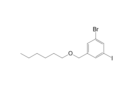 1-Bromo-5-iodo-3-(hexyloxymethyl)benzene