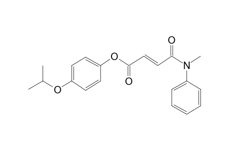 Fumaric acid, monoamide, N-methyl-N-phenyl-, 4-isopropoxyphenyl ester