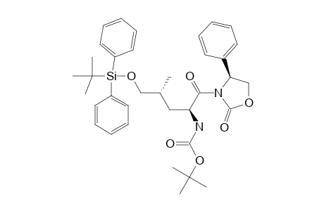 (4S)-3-[(2S,4R)-2-TERT.-BUTOXYCARBONYLAMINO-5-TERT.-BUTYLDIPHENYLSILYLOXY-4-METHYLPENTANOYL]-4-PHENYL-2-OXAZOLIDINONE