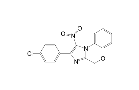 1-NITRO-2-(4-CHLOROPHENYL)-4H-IMIDAZO-[2,1-C]-[1,4]-BENZOXAZINE