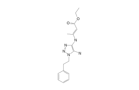 1-PHENETHYL-4-(3-[3-(METHYL)-ETHOXYACRYLOYL]-AMINO)-5-AMINO-1,2,3-TRIAZOLE