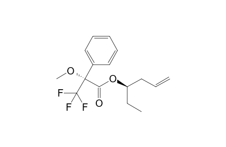 (4R)-1-Hexen-4-yl-(.alpha.R)-.alpha.-methoxy-.alpha.-trifluoromethylphenylacetate