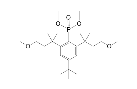 5-tert-Butyl-2-dimethoxyphosphoryl-1,3-bis(3-methoxy-1,1-dimethyl-propyl)benzene