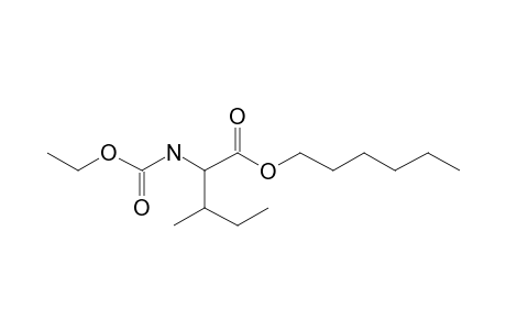 L-Isoleucine, N-ethoxycarbonyl-, hexyl ester