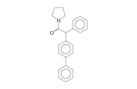 .alpha.-(Biphenyl-4-yl)phenylacetyl-1-pyrrolidine
