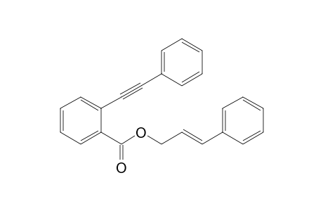Cinnamyl 2-(phenylethynyl)benzoate