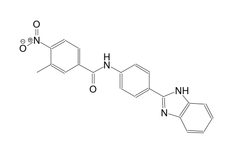 N-[4-(1H-benzimidazol-2-yl)phenyl]-3-methyl-4-nitrobenzamide